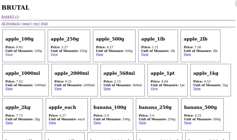 Customer Product View
